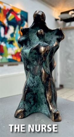 Henning Busk Andersen - skulptur - Sygeplersken